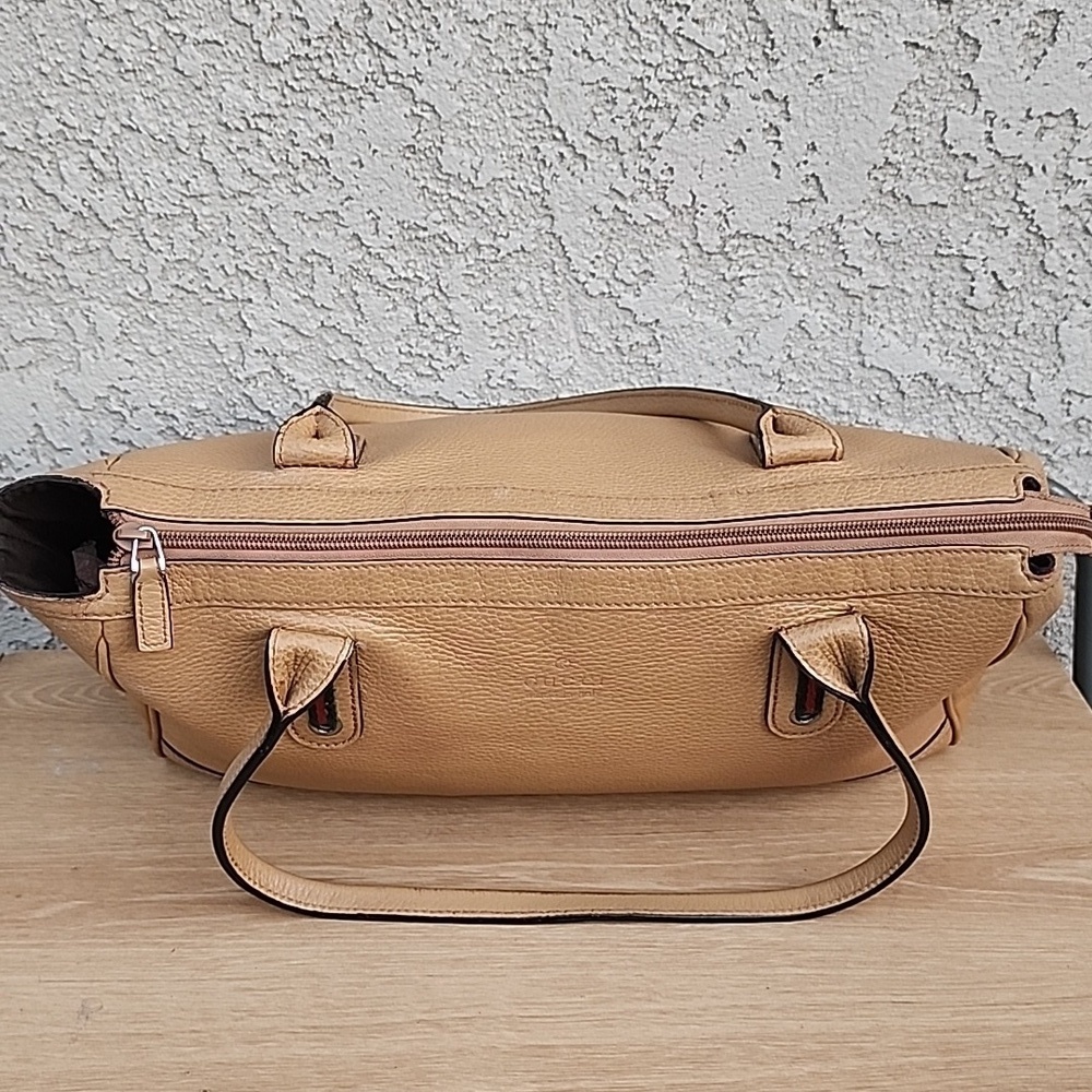 Gucci Princy Crystal Tan Leather Tote - Picture 10 of 15